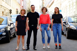 Auf 'ne Limo Lene Benz, Adrian Judt, Susanne Mariacher und Helene Schauer Foto (c) Frank Schwenk 2018