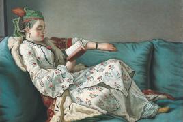 Jean-Etienne Liotard  Leserin im orientalischen Gewand, 1748-52 © Sammlung Schirmer, München