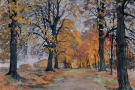 143   Otto Altenkirch "Reinsberger Lindenallee (Herbst)". 1931. 8.500 €