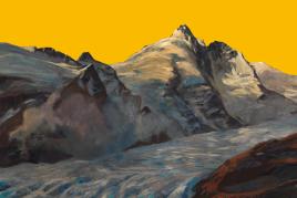 "Großglockner", 1891 (Detail), Alpenverein-Museum, ÖAV, Fotomontage: Universalmuseum Joanneum/A. Weishaupt