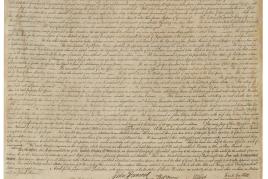 10002 Lot 2122 - Declaration, Stone Facsimile