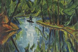 Erich Heckel, Parksee, 1914 Franz Marc Museum, Kochel a. See Dauerleihgabe aus Privatbesitz Foto: Walter Bayer, München