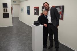 Gerlinde Wurth mit Galerist Manfred Kopriva