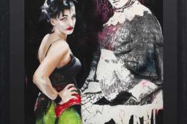 Lita Cabellut (1961 Sariñena/Aragon/Spanien. Ansässig in Den Haag) "Femme fatal 02 Unica". Originaltitel Mindestpreis:	16.000 EUR