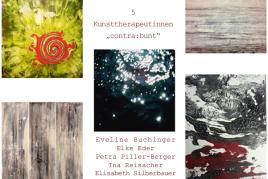 5 Kunsttherapeutinnen zeigen „contra:bunt“