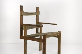 Marcel Breuer, 'Lattenstuhl ti 1a', 1924 'Lattenstuhl ti 1a', 1924 H. 95,2 x 56 x 57,7 cm; Lattenstärke: 2,5 x 6 cm. Bauhaus Weimar, 1924/25. Aufrufpreis:	35.000 EUR Schätzpreis:	35.000 - 45.000 EUR