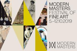 Plakat "Modern Masters - Festival of Fine Art in Wien 2019"