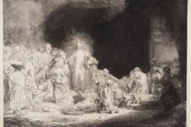 Rembrandt van Rijn, Das Hundertguldenblatt um 1647/49 © Staatliche Schlösser, Gärten und Kunstsammlungen Mecklenburg-Vorpommern