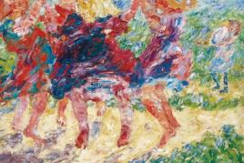 Emil Nolde „Wildtanzende Kinder“, 1909, Dauerleihgabe des Kultusministeriums © Nolde Stiftung Seebüll, Foto: Kunsthalle zu Kiel