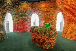 Perrier Jouet Booth Miami 02, by Andrea Mancuso, Design Miami 2019