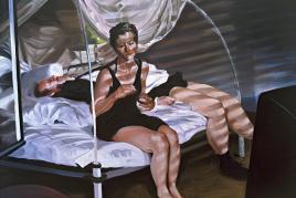 Eric Fischl The Krefeld Project: The Bedroom. Scene 1, 2002 Öl auf Leinwand ALBERTINA, Wien – The JABLONKA Collection © Eric Fischl / Bildrecht Wien, 2019