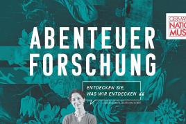 Plakat "ABENTEUER FORSCHUNG" Lisa Eckstein, Restauratorien