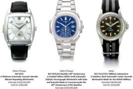 Modern Patek Philippe Wristwatches Dominate Sotheby's $8.2 Million