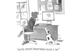 (c) Peter Steiner, „On the Internet, nobody knows you’re a dog", o.D.