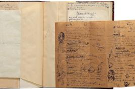 exceptional collection of autograph manuscripts and drawings by Tristan Tzara. Photo: Courtesy of Sims Reed