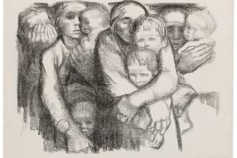 Käthe Kollwitz, Mütter, II. Fassung, 1919, Lithographie, Kn 140 I c © Käthe Kollwitz Museum Köln