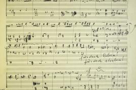 Gustav Mahler, 10. Sinfonie Originalhandschrift, 1910 – © Österreichische Nationalbibliothek