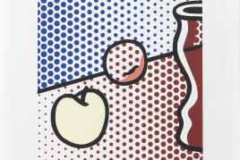 Roy Lichtenstein (New York 1923 – 1997) Still Life with Red Jar, 1994, Siebdruck in Farbe auf Aquarellpapier von LANA, signiert und datiert rf Lichtenstein’94, Nr. 166 von 250 nummerierten Exemplaren, Darstellungsgröße 38,5 x 33,8 cm Rufpreis € 8.000