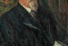 Wilhelm Kaufmann: Porträt Karl Renner, Öl auf Leinwand, um 1948, Wien Museum