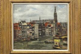 Max Liebermann (1847 Berlin - 1935 ebenda) Amsterdamer Gracht Mindestpreis:	85.000 EUR Aufrufpreis:	85.000 EUR