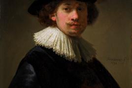 Rembrandt Van Rijn, Self-portrait, wearing a ruff and black hat, 1632, est £12-16 million ($15-20 million)