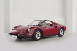 Lot Nr. 71 1973 Dino 246 GTS, seltenes euroäisches GTS Modell, in Deutschland aufwendig restauriert, von Ferrari Classiche zertifiziert, Matching numbers, erzielter Preis € 439.800