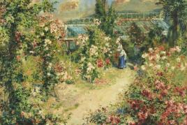 Pierre-Auguste Renoir, Das Gewächshaus (La Serre|The Greenhouse), um 1876, Leihgabe aus Privatbesitz, Foto: © Staatsgalerie Stuttgart