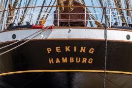 In neuem Glanz und frisch restauriert kehrt die PEKING nach Hamburg zurück, Foto: Jan Sieg