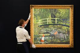 BANKSY’S CONTEMPORARY TAKE ON CLAUDE MONET’S MASTERPIECE