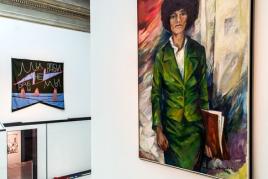 Ausstellungsansicht "1 Millionen Rosen für Angela Davis" © Staatliche Kunstsammlungen Dresden, Foto: Laura Fiorio