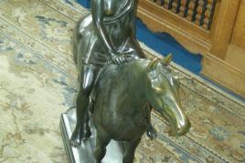 Louis Tuaillon (1862–1919): Amazone, Bronze, Höhe: 77 cm, um 1903. Foto: SPSG