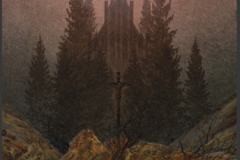 Caspar David Friedrich | Kreuz im Gebirge, um 1812, Öl auf Leinwand, 45 x 38 cm, Kunstpalast, Düsseldorf © Kunstpalast, Düsseldorf, Foto: Horst Kolberg - Artothek