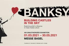 Banksy "Mädchen mit Ballon" in Strips