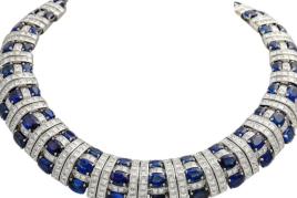 Foto: POPLEY DUBAI Haute Couture Collier, mit 676 Diamanten zus. ca. 105 ct