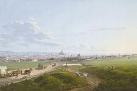 akob Alt | Blick auf Wien von der Spinnerin am Kreuz, 1817 | Albertina, Wien