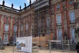 Erkundungsachse am Neuen Palais im Park Sanssouci. © SPSG/Frank Kallensee