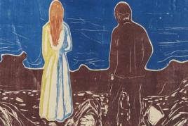 Edvard Munch, Zwei Menschen. Die Einsamen, 1899, © die LÜBECKER MUSEEN