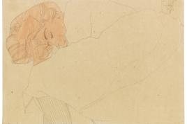 121001960 Egon Schiele Schlafendes Mädchen (Melanie Schiele), 1908. Pencil drawing Estimate: € 150,000 - 250,000    $ 174,000 - 290,000