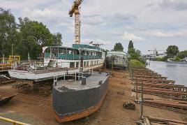 Historisches Ratsschiff MS Stadt Köln * Foto: Roland Rossner/Deutsche Stiftung Denkmalschutz