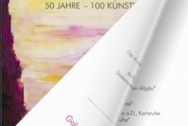 Katalog "Schlaglichter aus 5 Jahrzehnten Galeriearbeit 50 Jahre - 100 Künstler" Xianwei Zhu, Das Schloß II, 2018, Acryl auf Leinwand, 250 x 150 cm