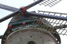 Haube der Mühle Kerssenboom in Kevelaer  * Foto: R.Rossner/Deutsche Stiftung Denkmalschutz