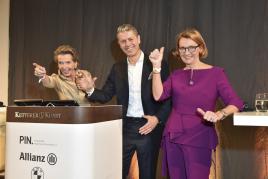 Katharina von Perfall, Robert Ketterer, Dorothée Wahl bei der PIN. Benefizauktion 2021_Foto © Sabine Brauer Photos