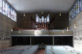 Orgel in der Paul-Gerhardt-Kirche in Hamburg-Bahrenfeld *Foto: Deutsche Stiftung Denkmalschutz/Liebeskind