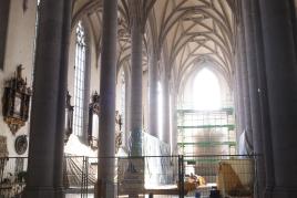 Innenraum der Kirche St. Georg in Nördlingen * Foto: Deutsche Stiftung Denkmalschutz/Schabe