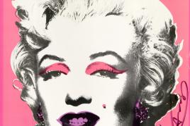 Andy Warhol, Marilyn Announcement, 1981, Offsetlithografie, Privatsamlung © 2022 The Andy Warhol Foundation for the Visual Arts, Inc., Licensed by Artists Rights Society (ARS), New York