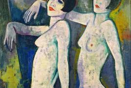 Karl Hofer, Tiller Girls, vor 1927, Öl auf Leinwand, Kunsthalle Emden © VG Bild-Kunst, Bonn 2022