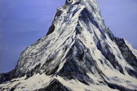 Doris Fedrizzi Matterhorn II | 100 x 80 cm | Öl auf Leinwand | 2022