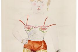 Otto Dix – Dompteuse, 1922 Aquarell und Grafit auf Papier 58,5 x 42,8 cm € 100.000 - 150.000