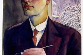 Conrad Felixmüller, Selbstbildnis (mit Palette), 1929, © VG Bild-Kunst, Bonn 2022