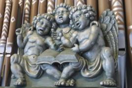 Orgel in der St. Lorenzkirche in Leingarten * Foto: Deutsche Stiftung Denkmalschutz/Wegner